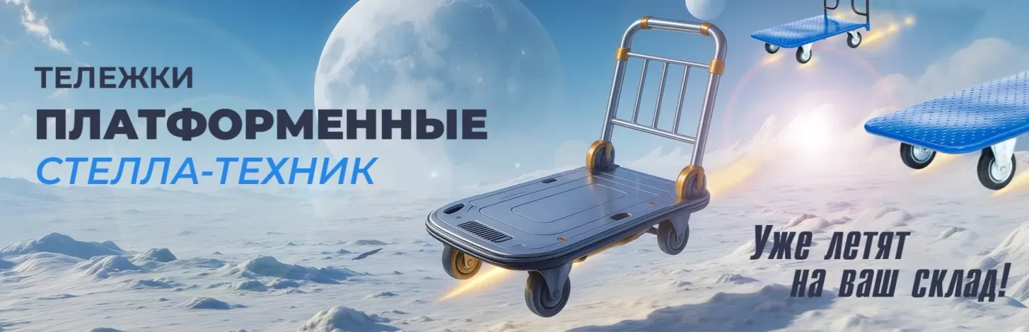 Платформенные тележки Стелла-Техник — уже летят на ваш склад